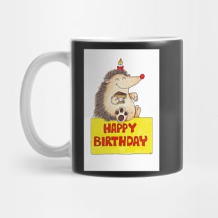 Birthday Hedgehog Mug